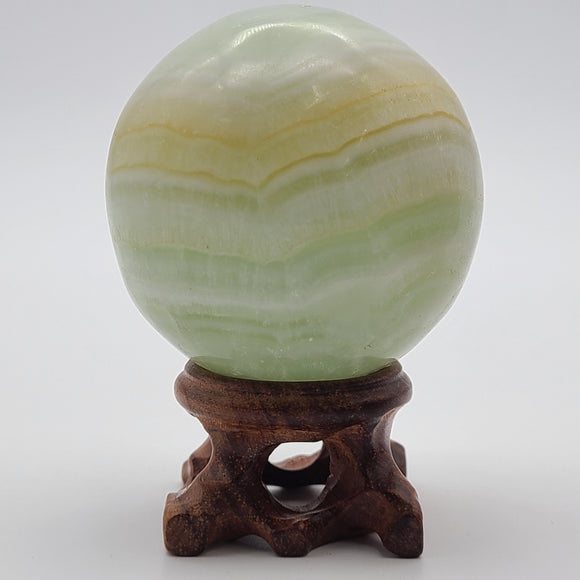 Pistachio Calcite Sphere