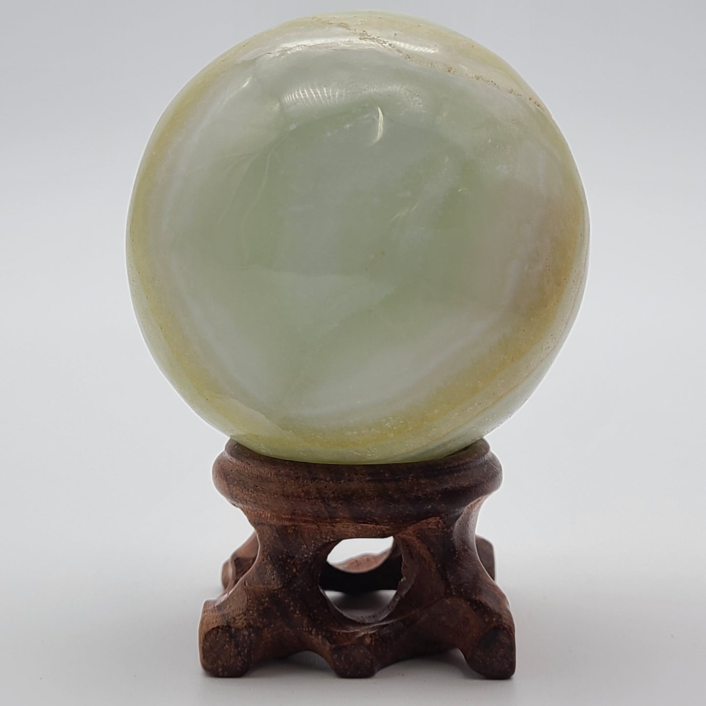 Pistachio Calcite Sphere