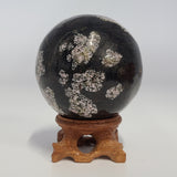 Snowflake Obsidian Sphere