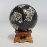 Snowflake Obsidian Sphere