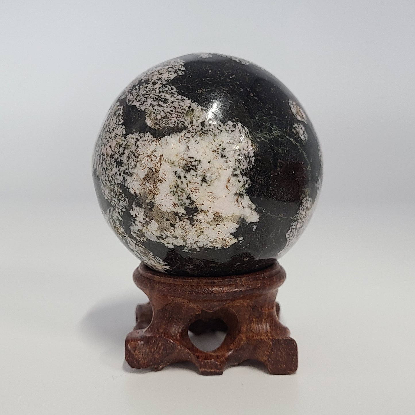 Snowflake Obsidian Sphere