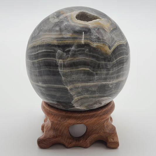 Banded Calcite Sphere