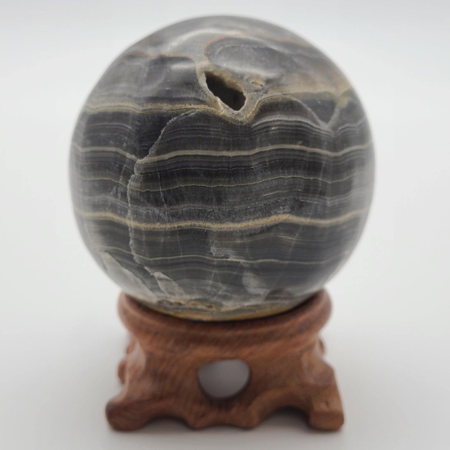 Banded Calcite Sphere