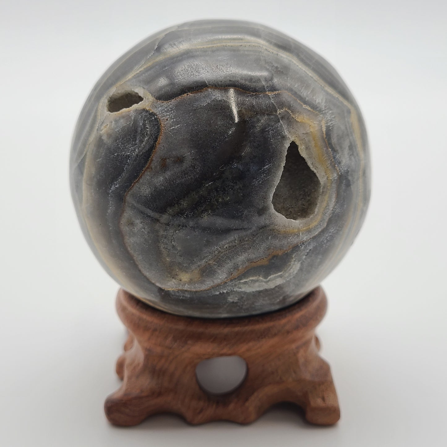 Banded Calcite Sphere
