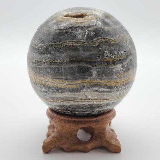Banded Calcite Sphere