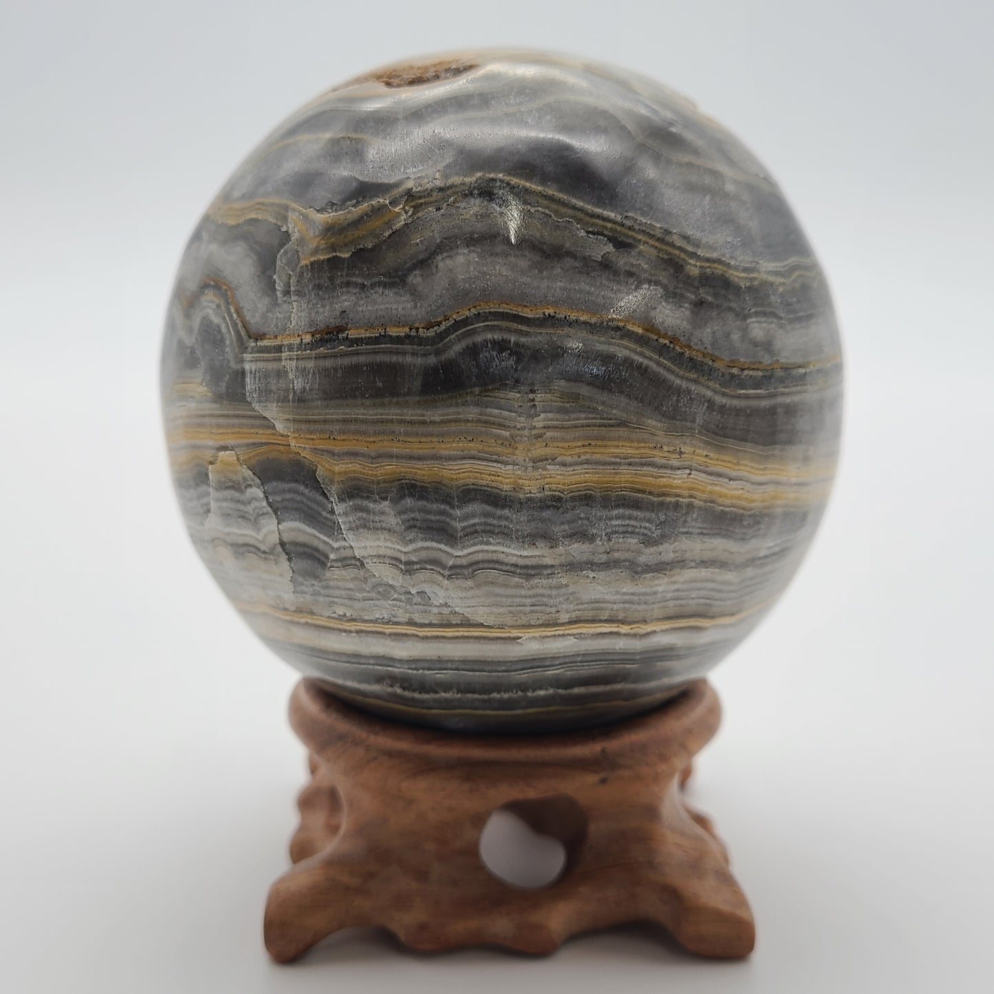 Banded Calcite Sphere