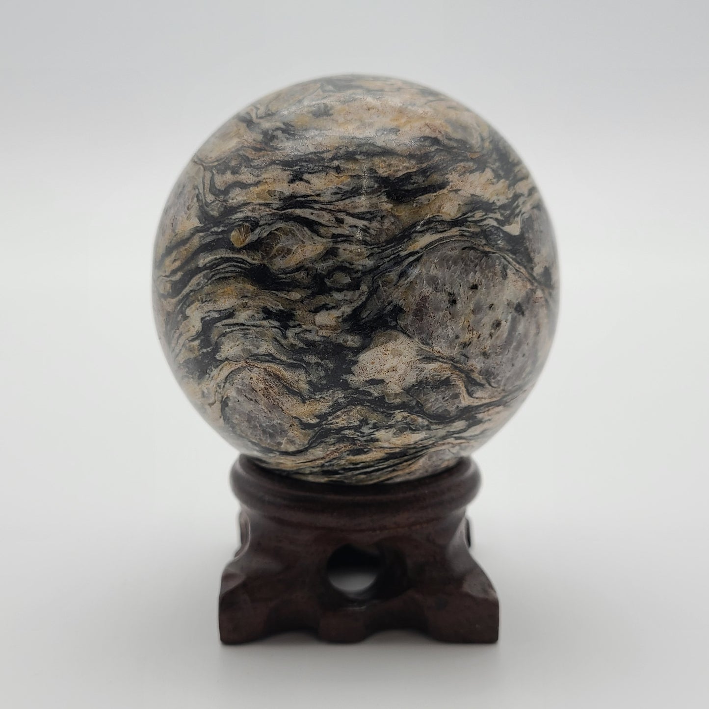 Zebra Jasper Sphere