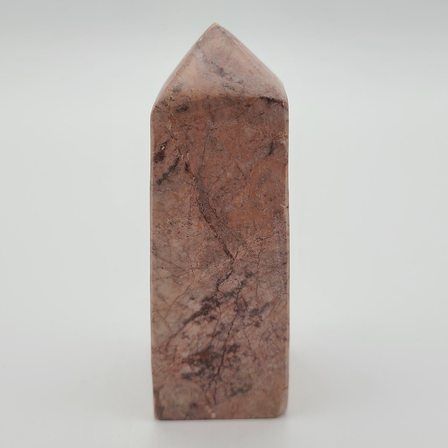 Strawberry Calcite Tower