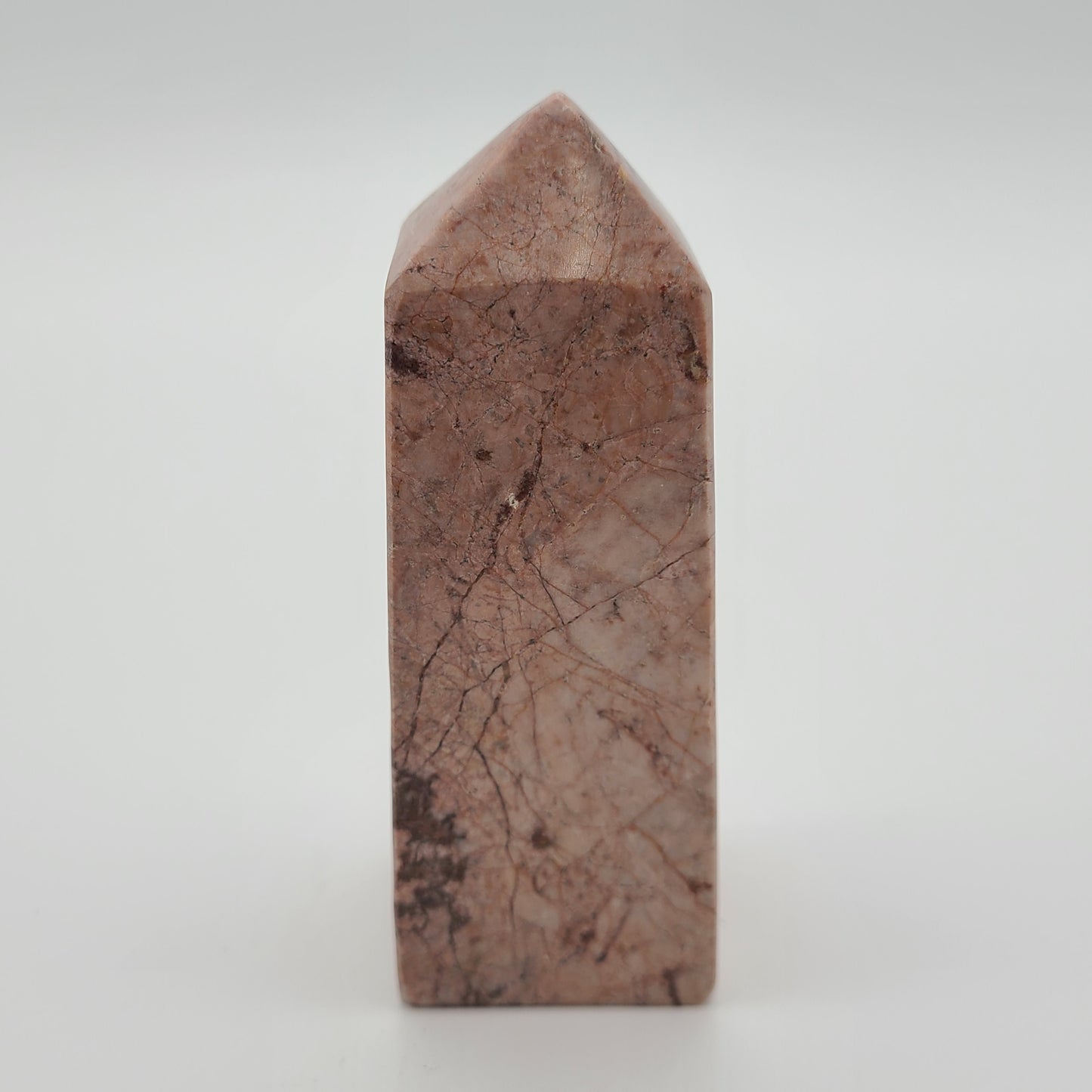 Strawberry Calcite Tower