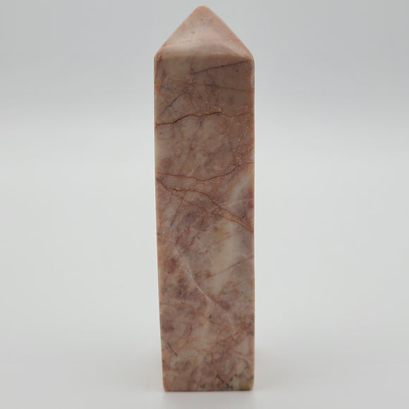 Strawberry Calcite Tower