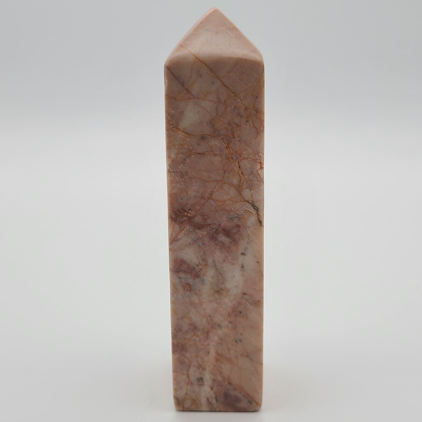 Strawberry Calcite Tower