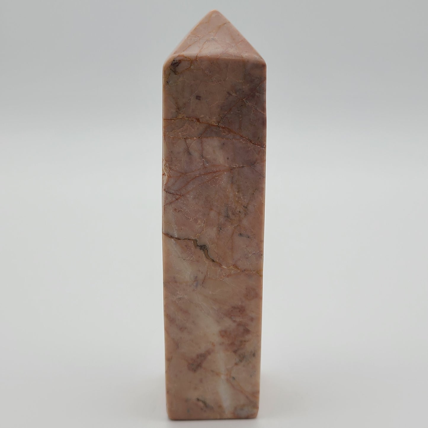 Strawberry Calcite Tower