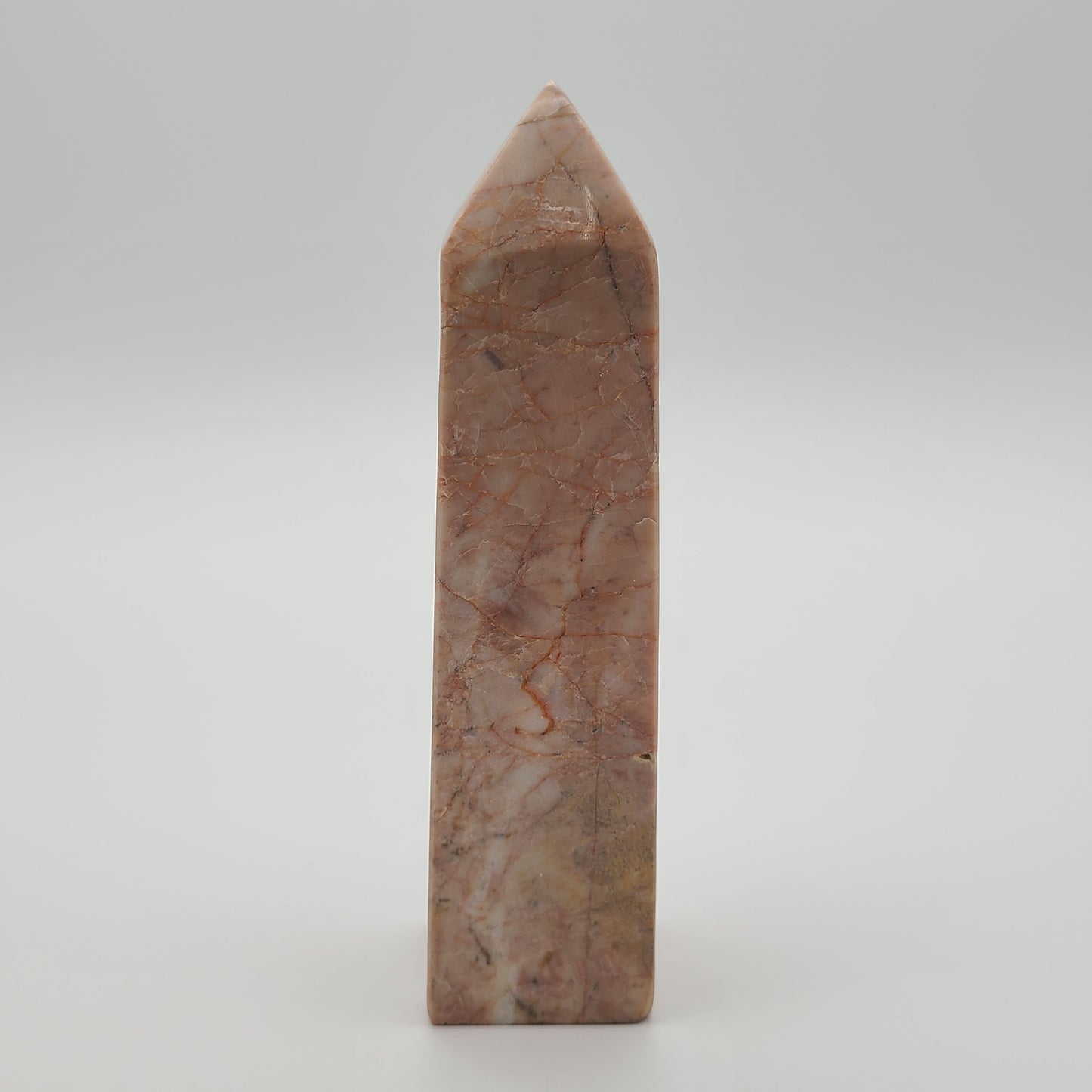 Strawberry Calcite Tower