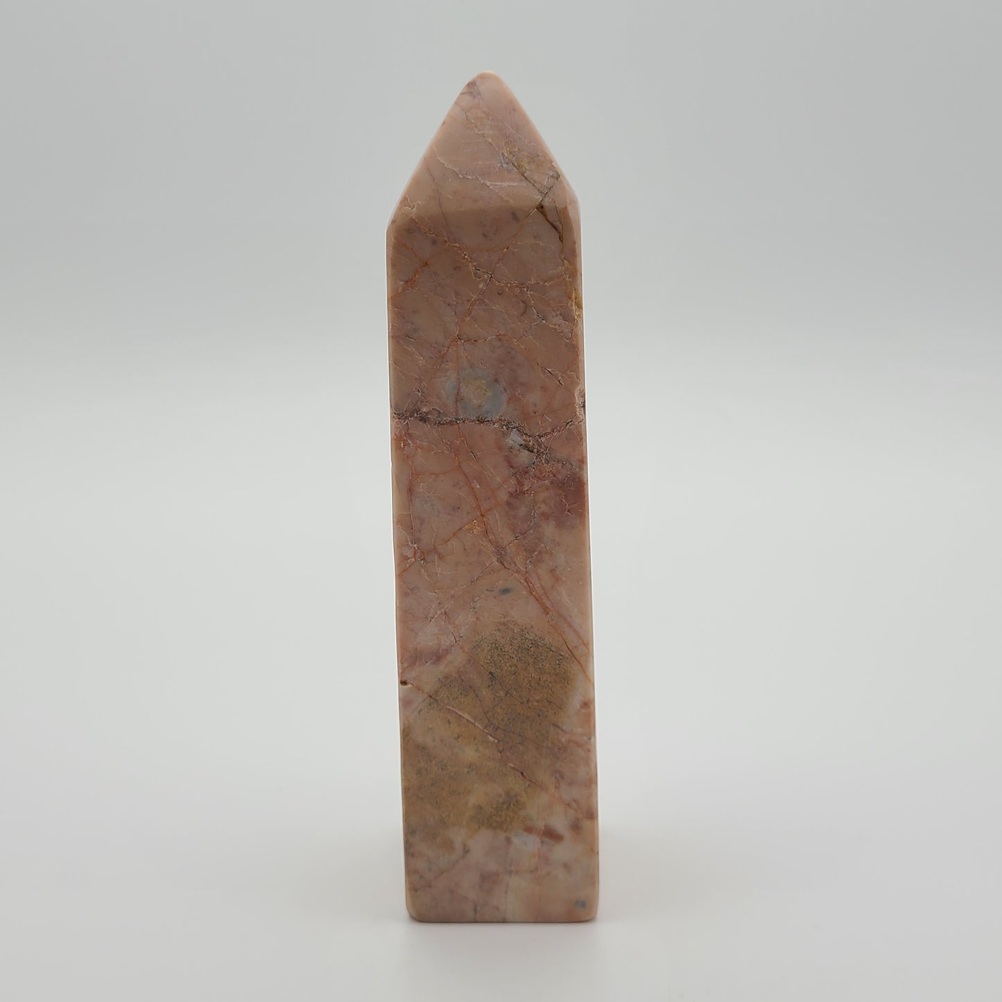 Strawberry Calcite Tower