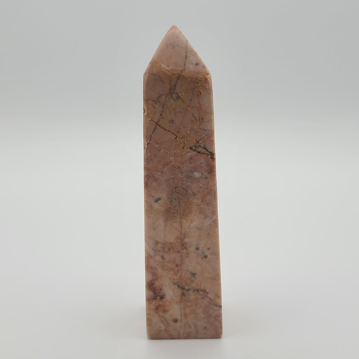 Strawberry Calcite Tower