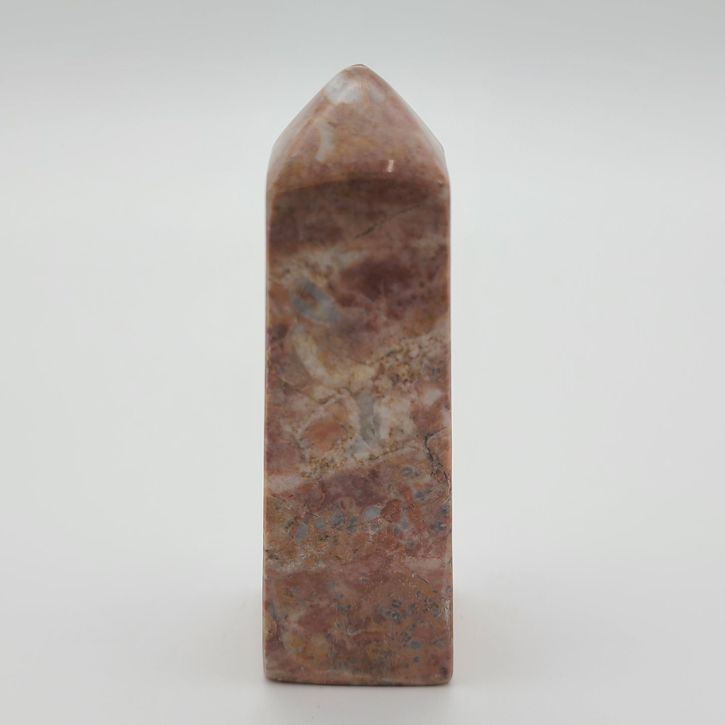Strawberry Calcite Tower