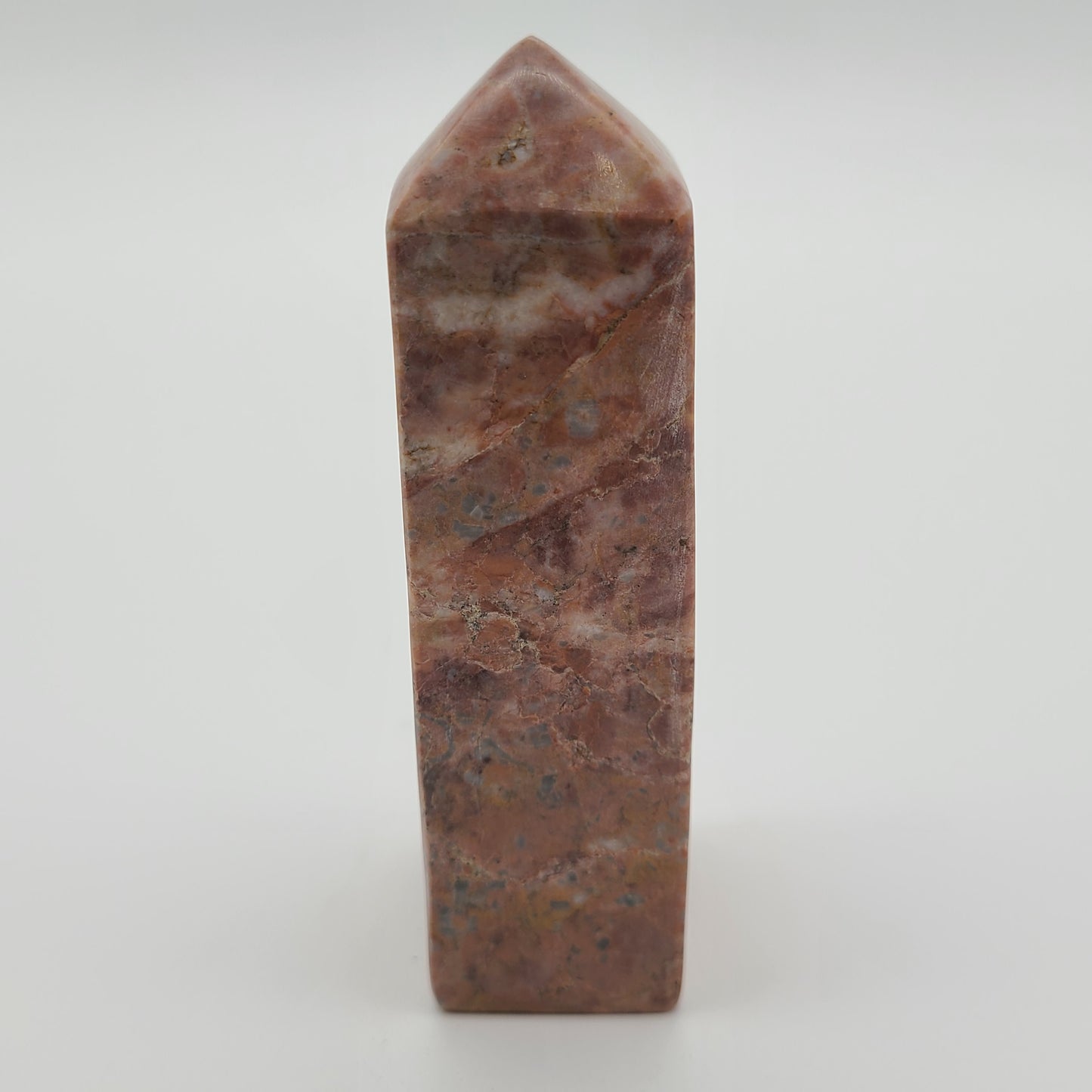 Strawberry Calcite Tower
