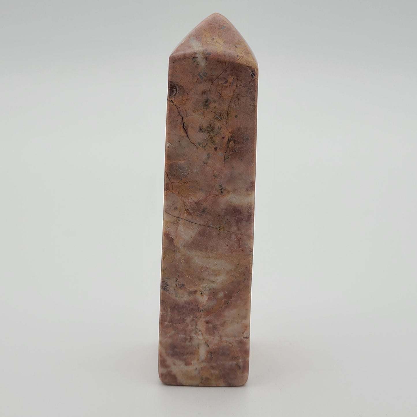 Strawberry Calcite Tower