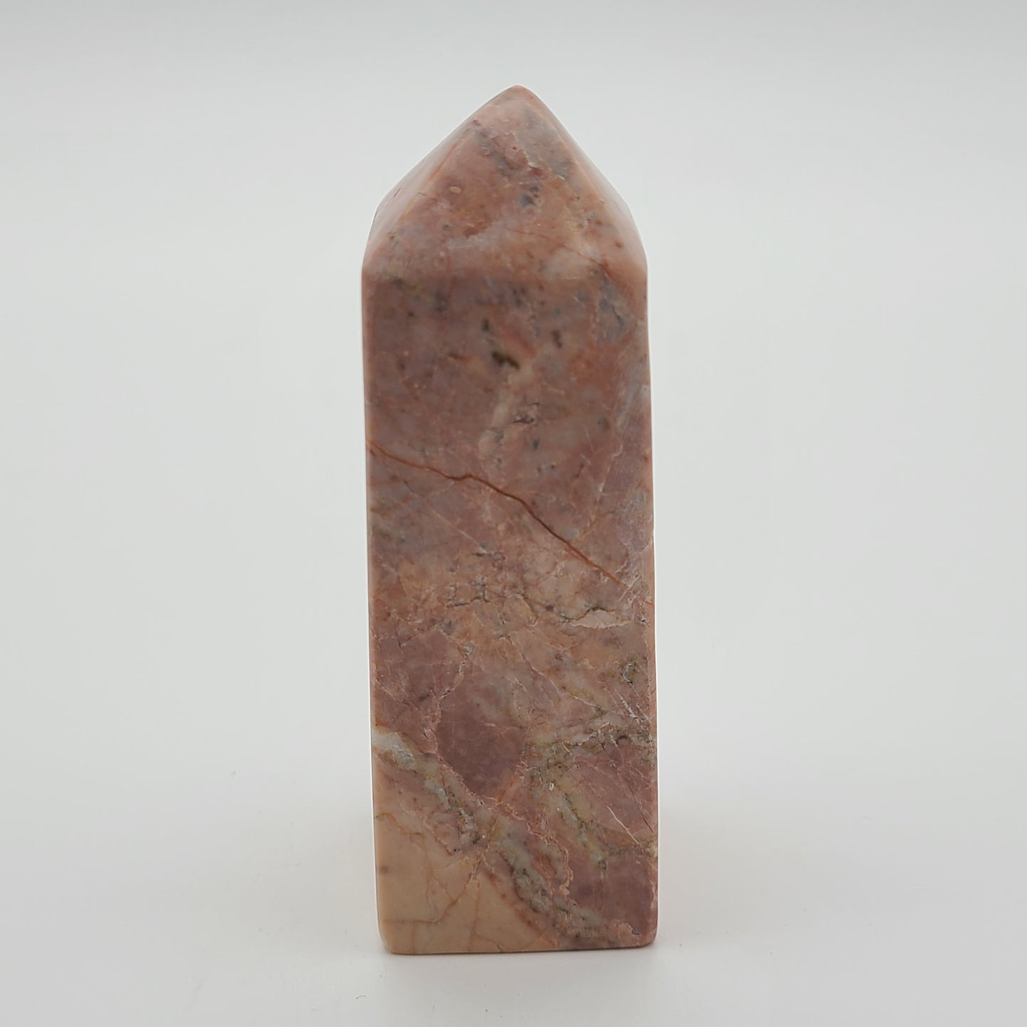Strawberry Calcite Tower