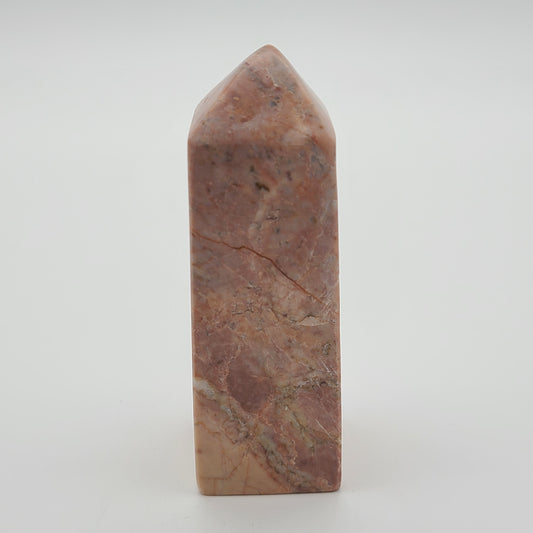 Strawberry Calcite Tower