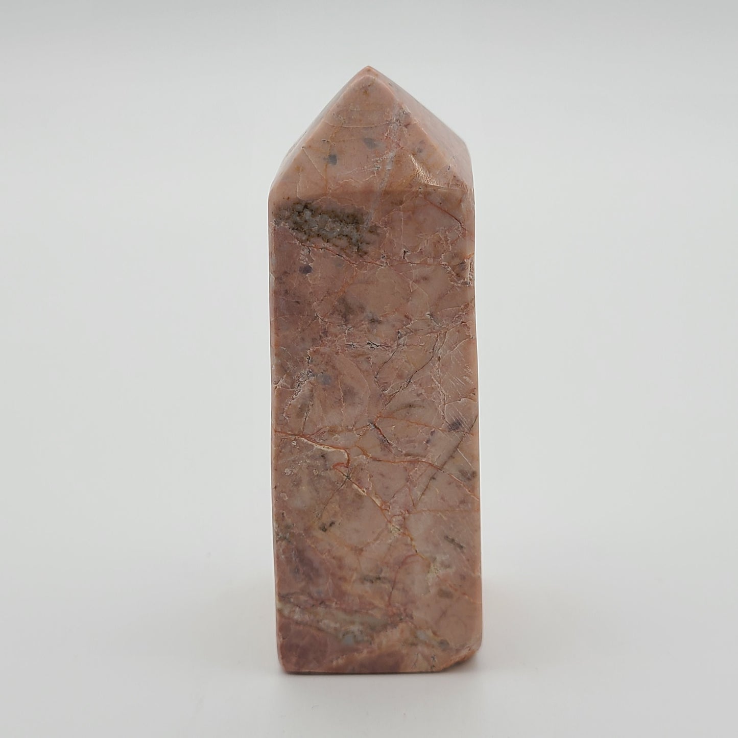 Strawberry Calcite Tower