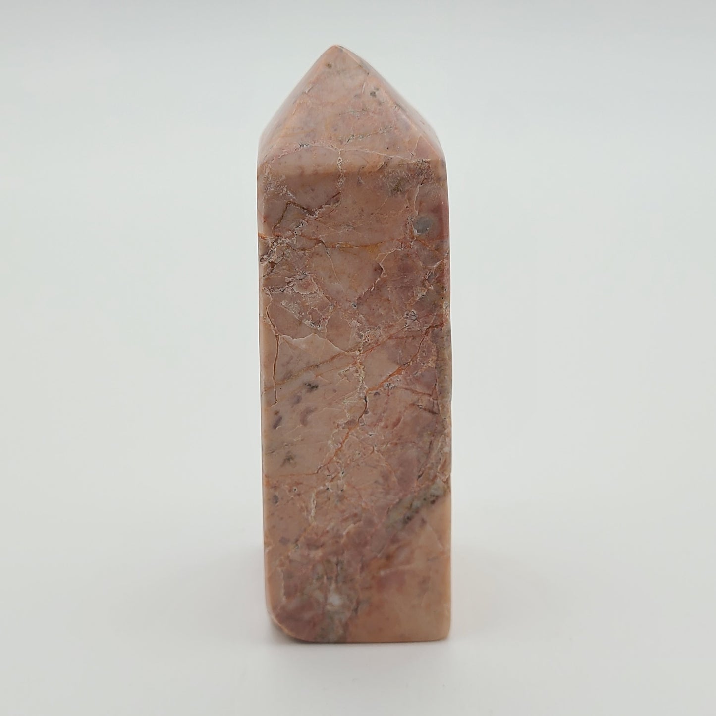 Strawberry Calcite Tower
