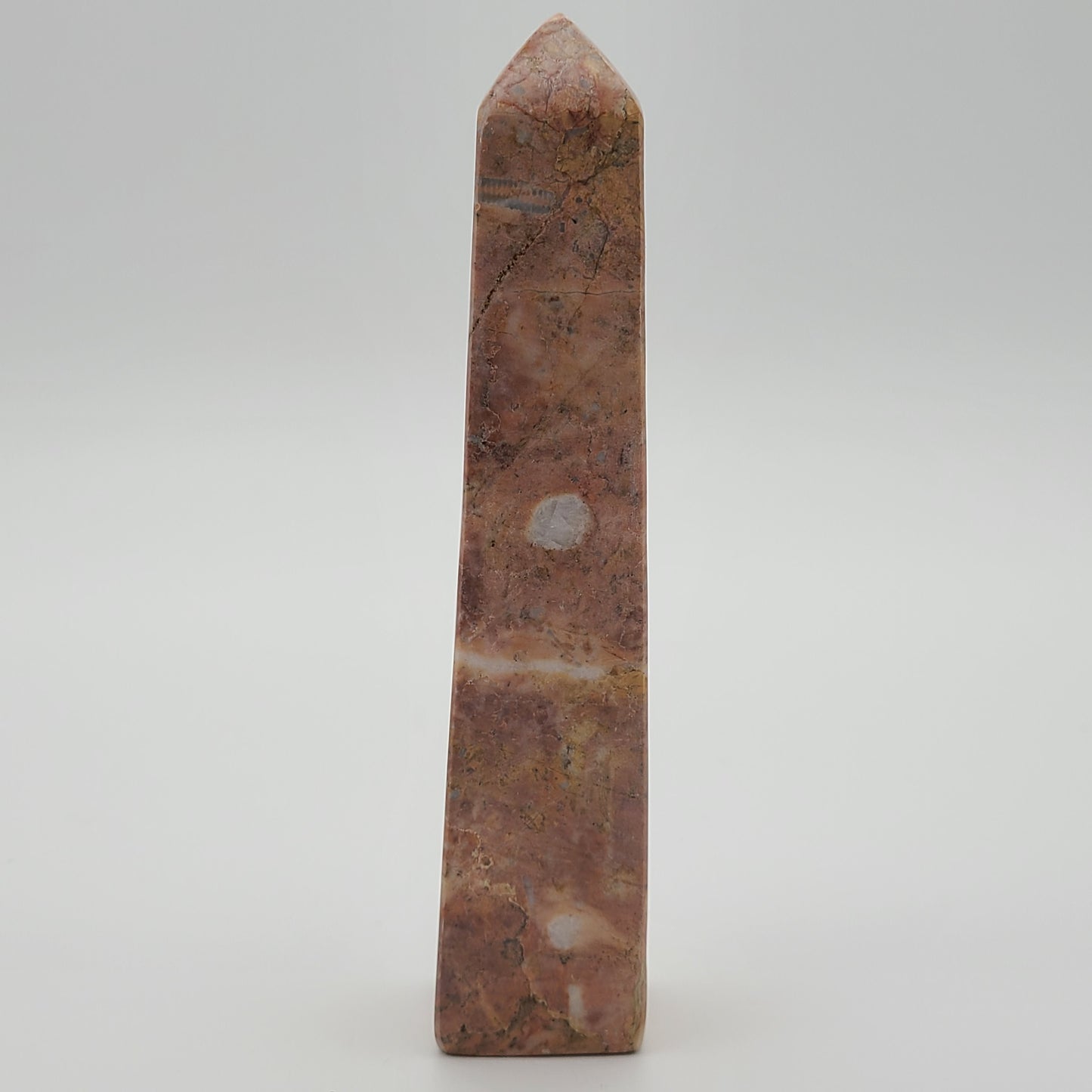 Strawberry Calcite Tower
