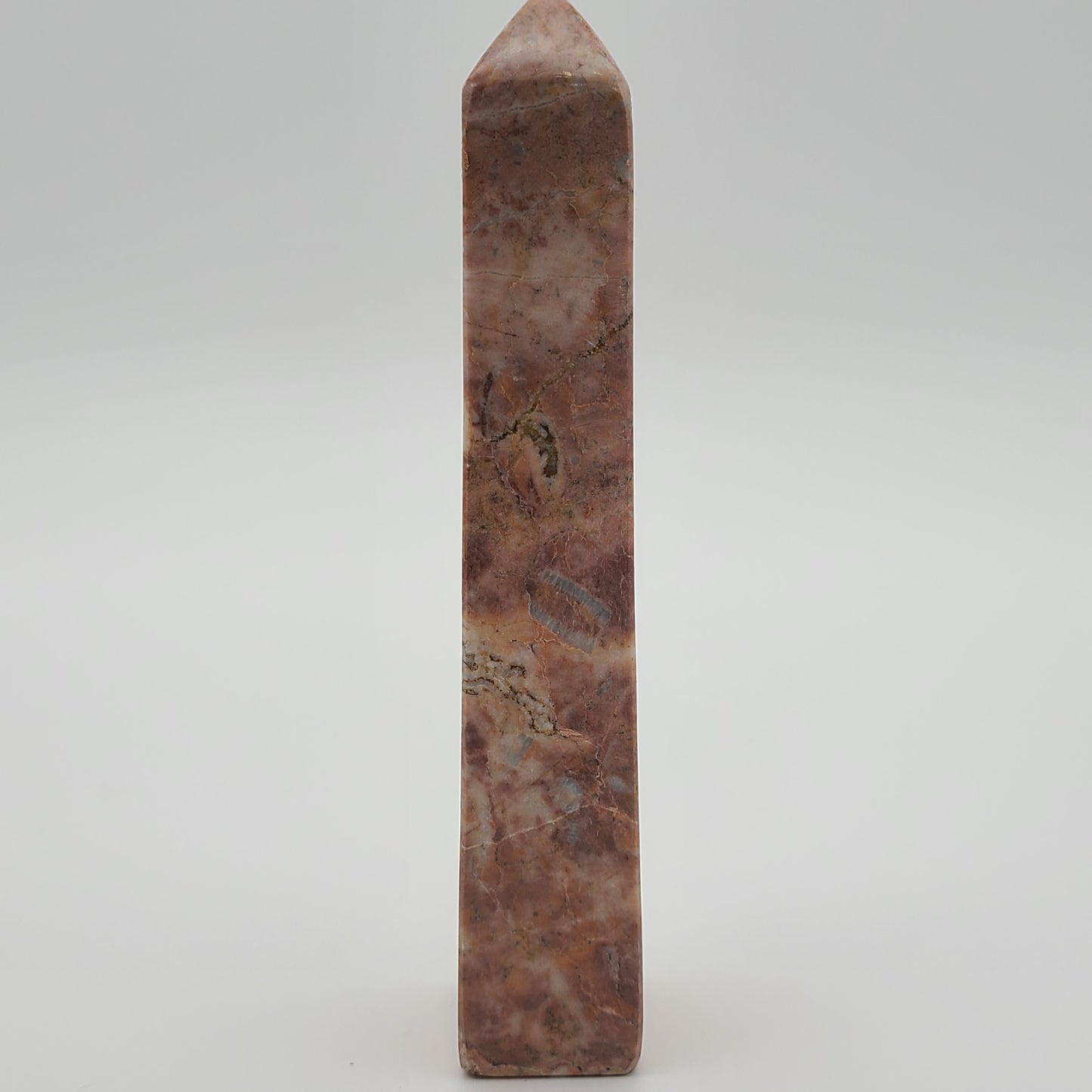 Strawberry Calcite Tower