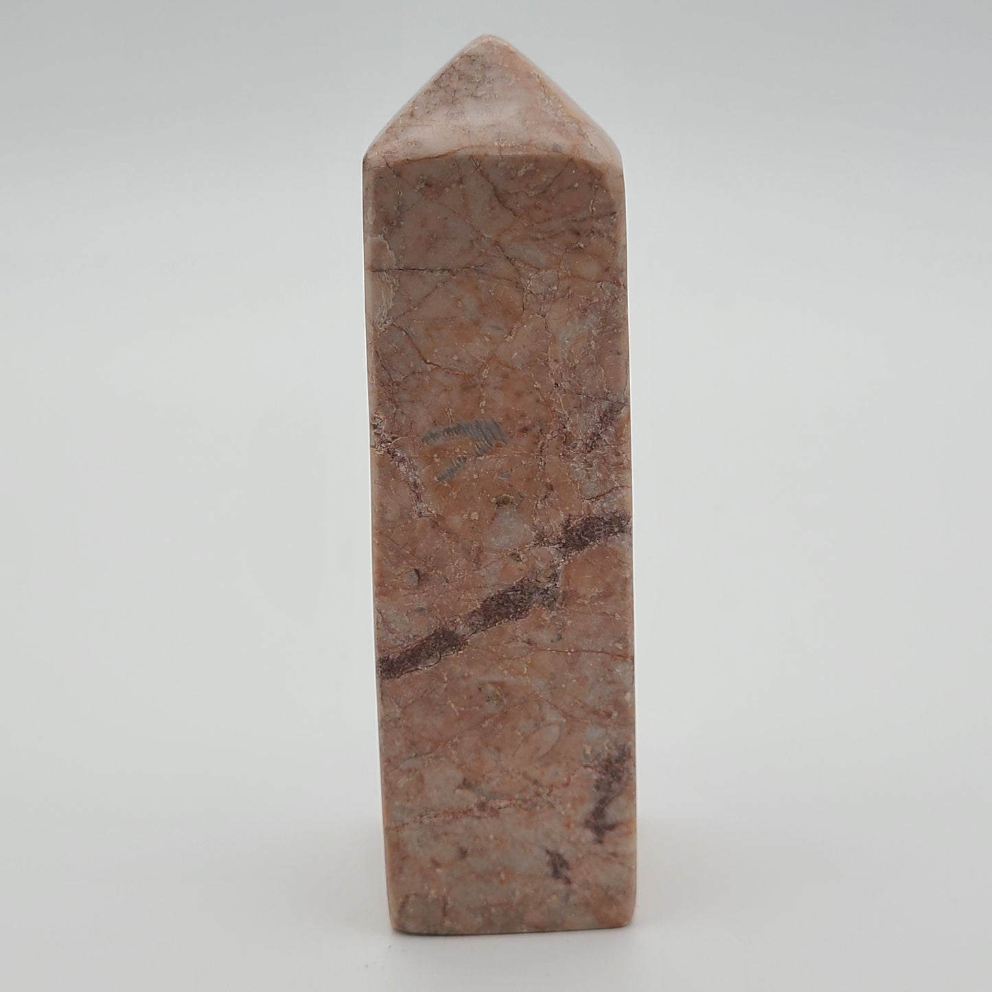Strawberry Calcite Tower