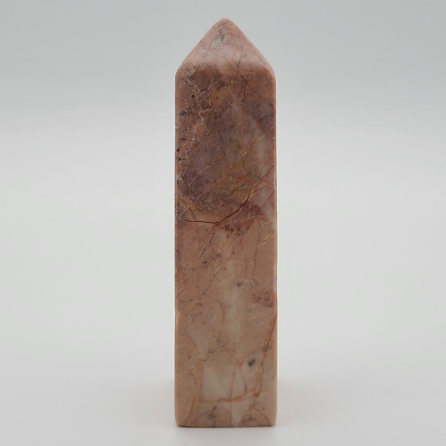 Strawberry Calcite Tower