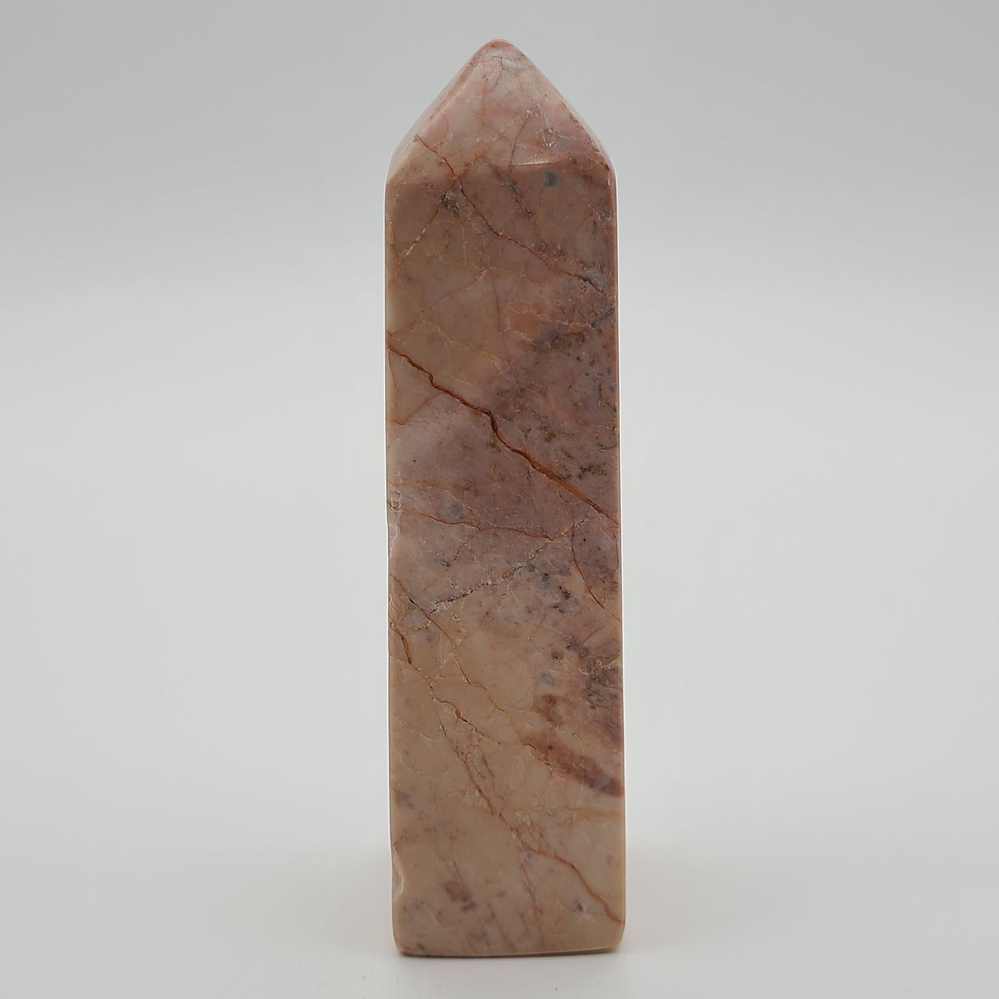 Strawberry Calcite Tower