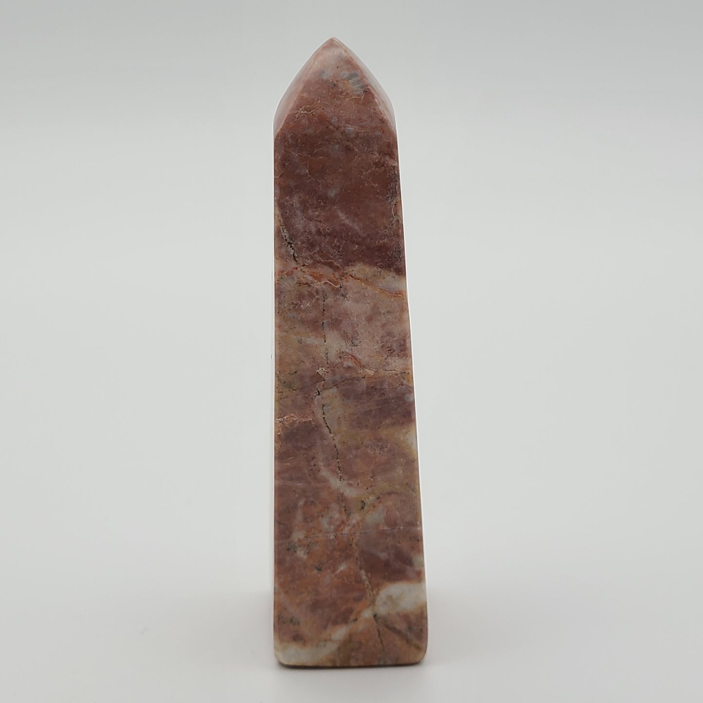Strawberry Calcite Tower