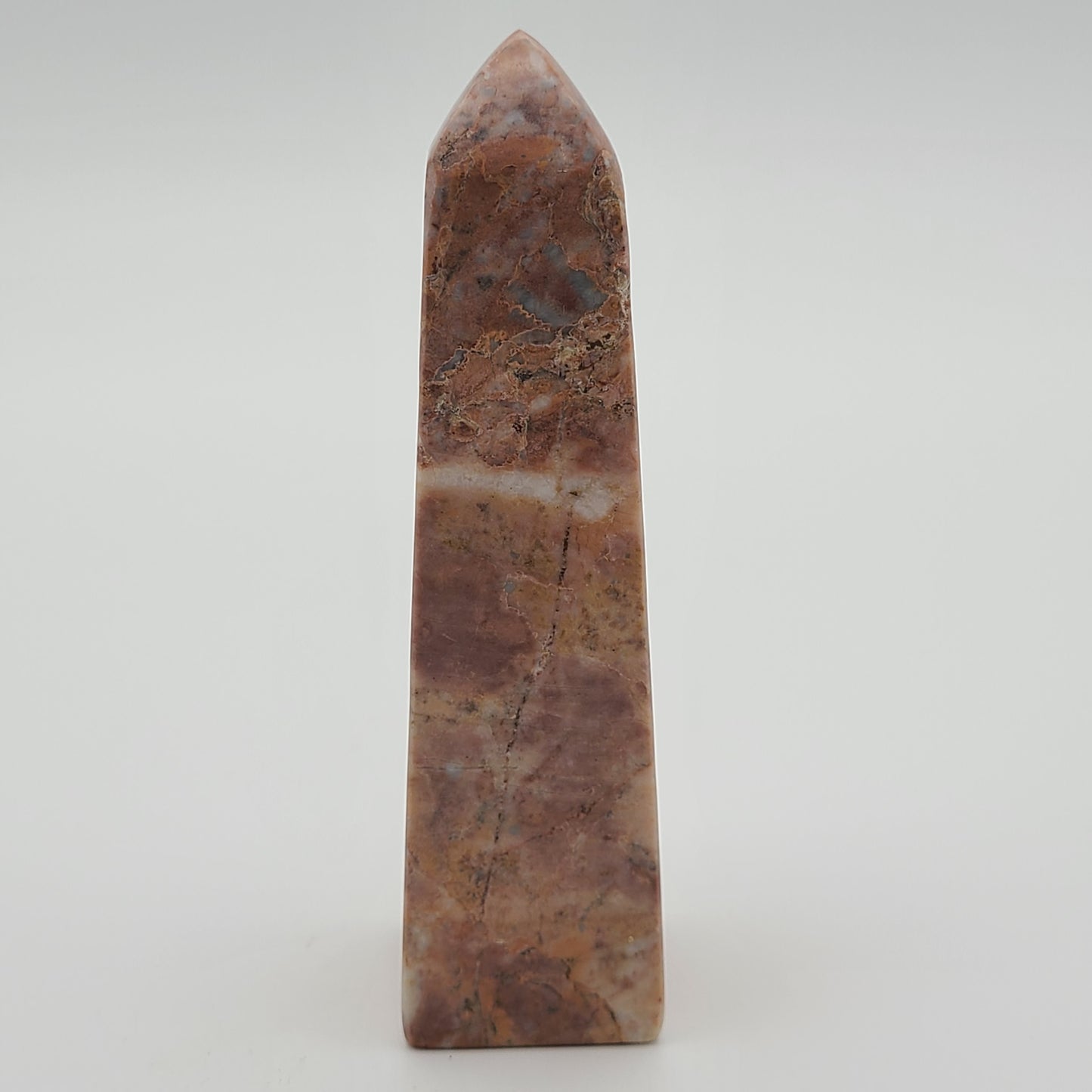 Strawberry Calcite Tower