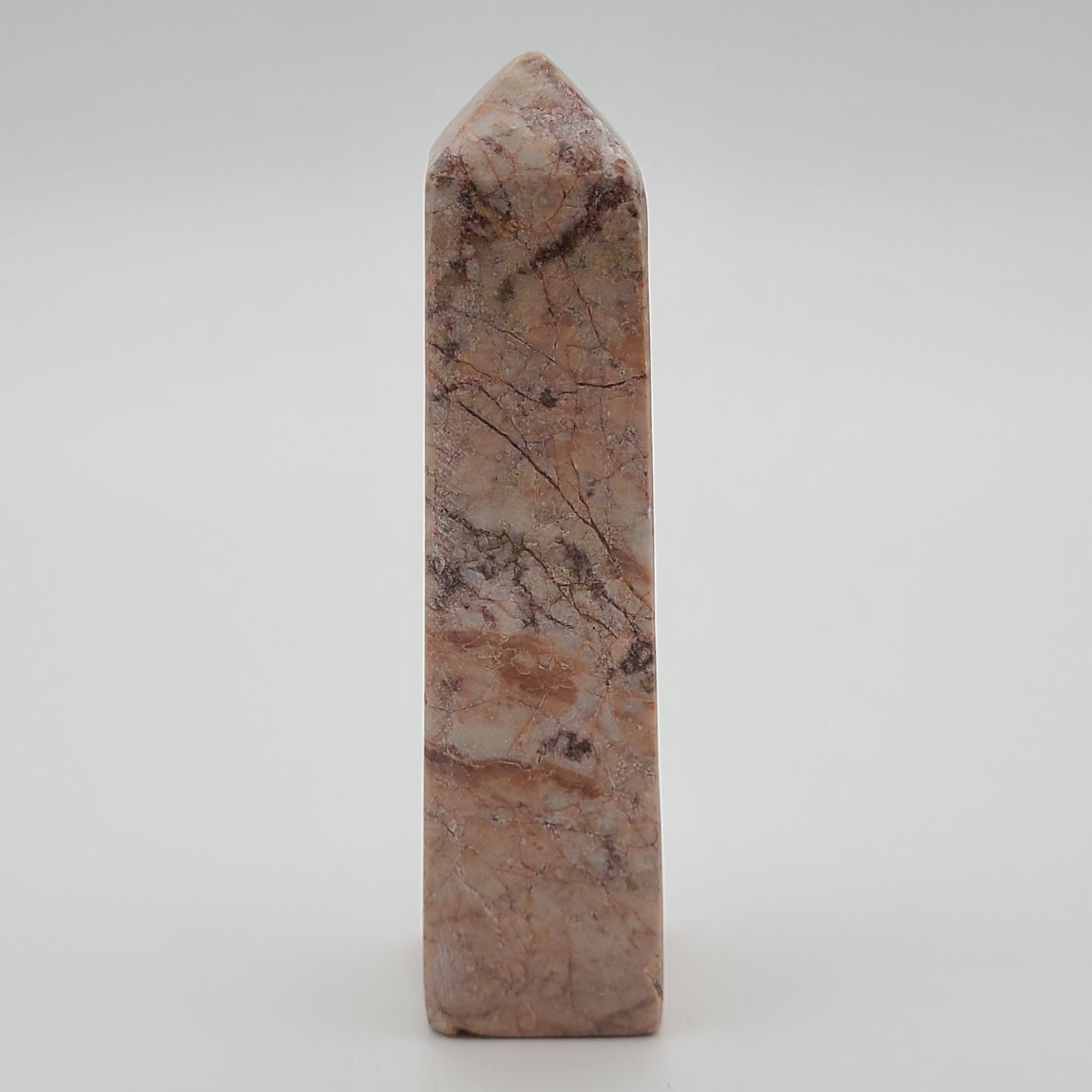 Strawberry Calcite Tower