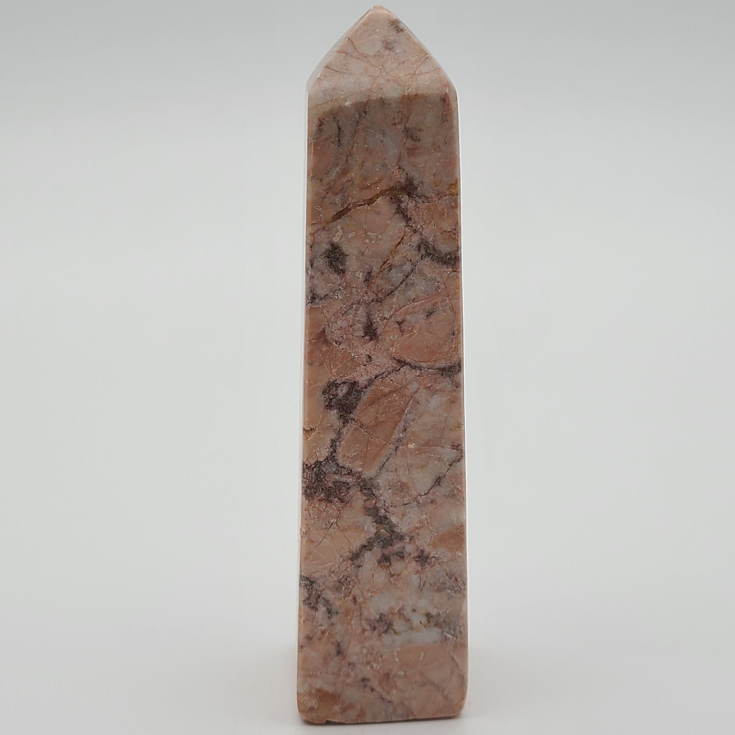 Strawberry Calcite Tower