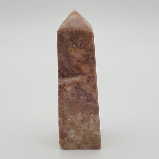 Strawberry Calcite Tower