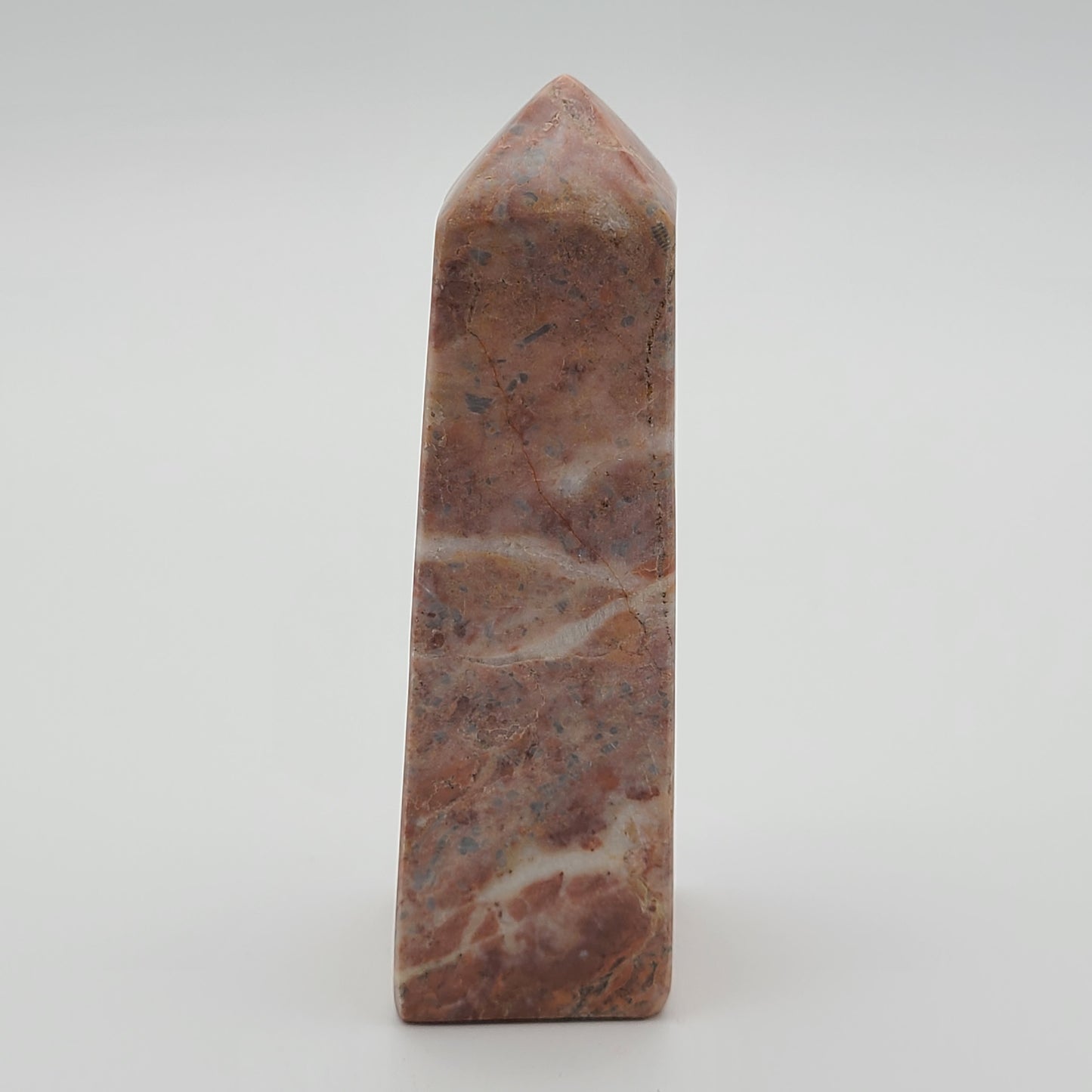 Strawberry Calcite Tower