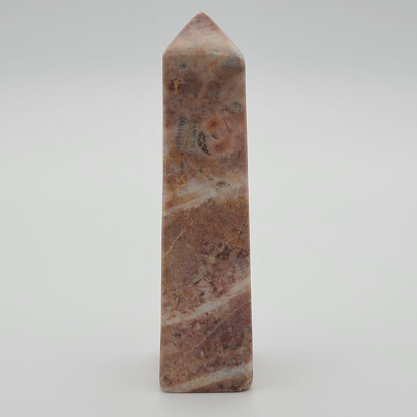 Strawberry Calcite Tower