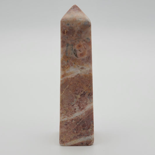Strawberry Calcite Tower