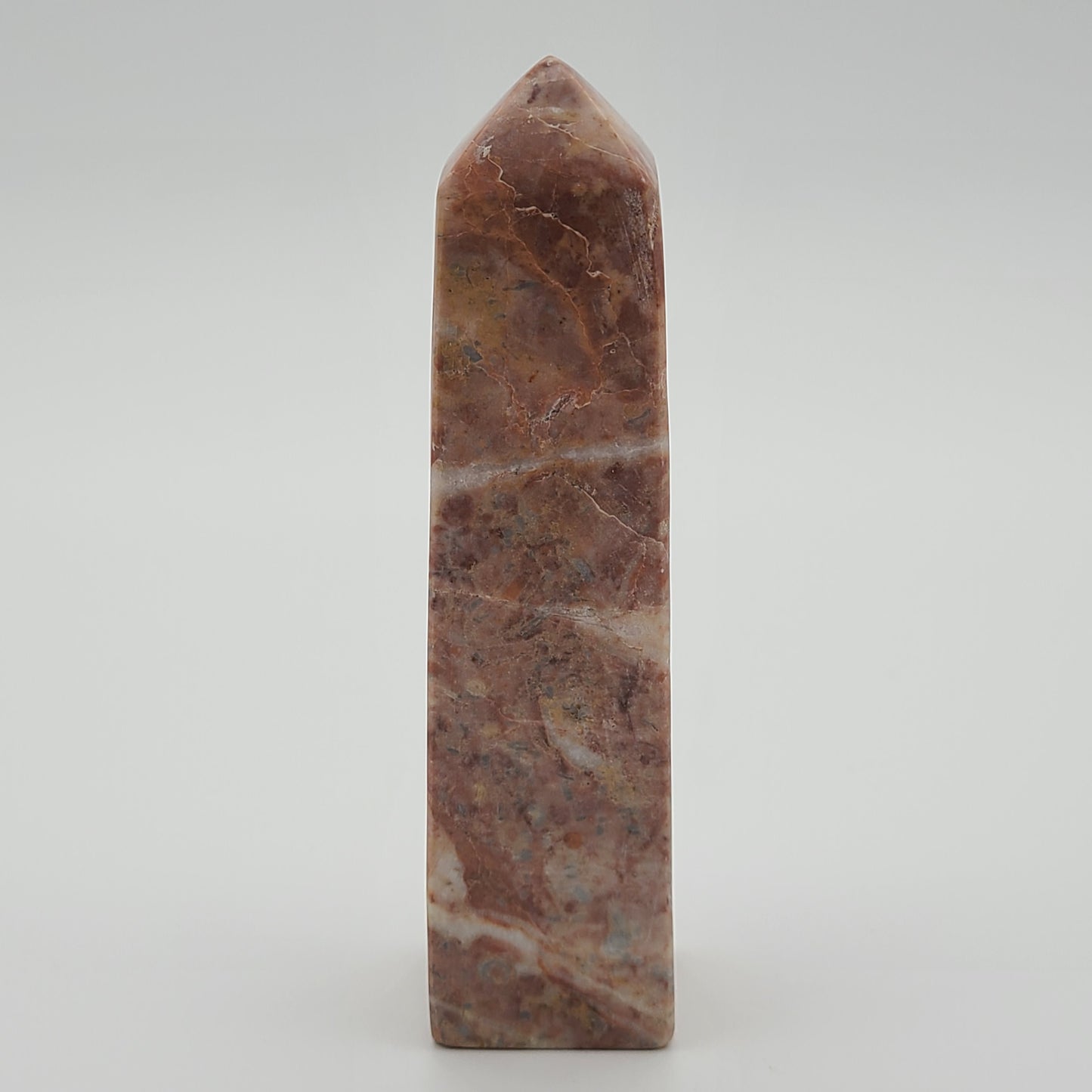 Strawberry Calcite Tower