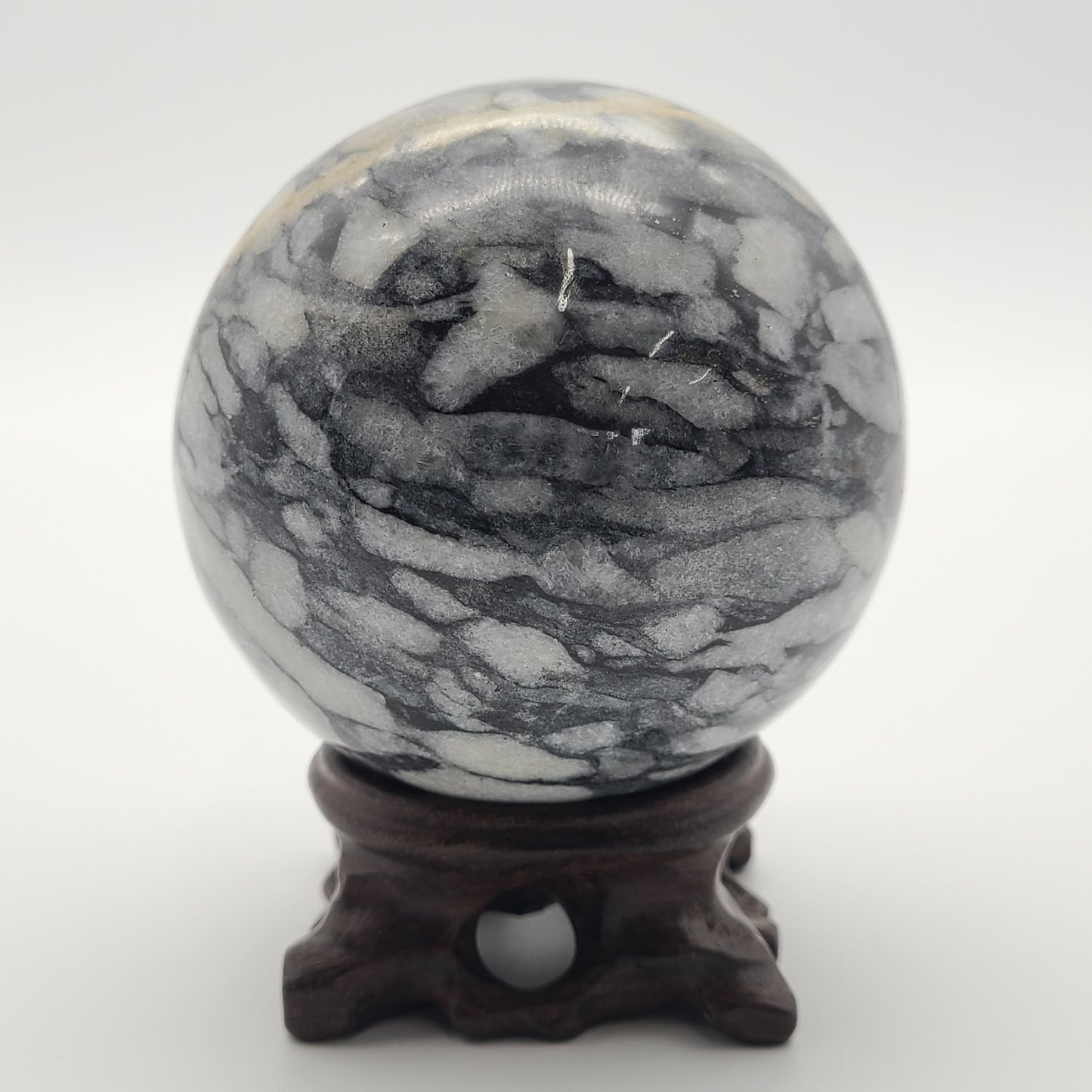 Shell Jasper Sphere