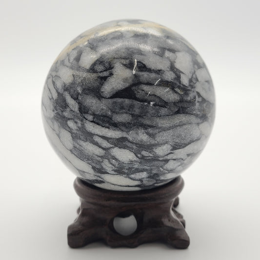Shell Jasper Sphere