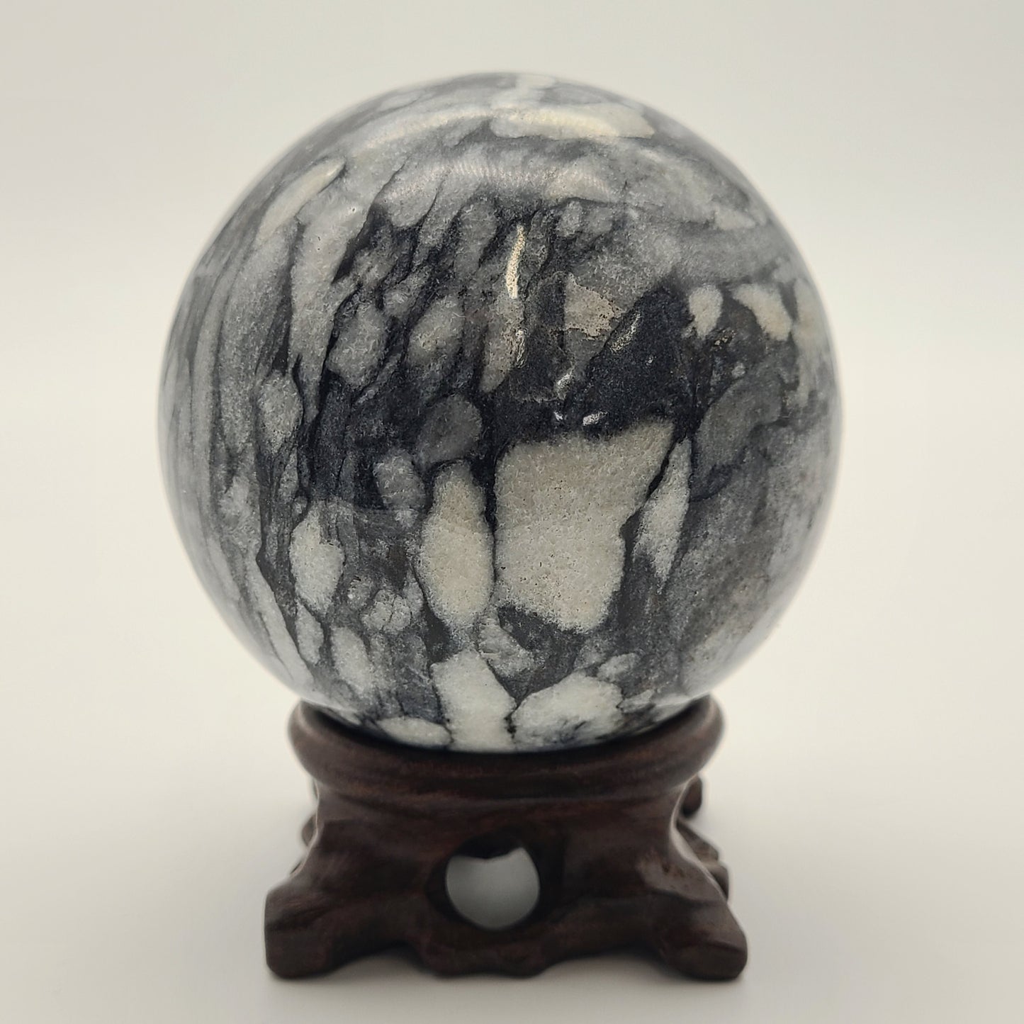 Shell Jasper Sphere