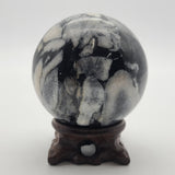 Shell Jasper Sphere