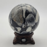 Shell Jasper Sphere