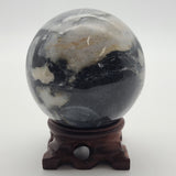 Shell Jasper Sphere