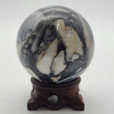 Shell Jasper Sphere