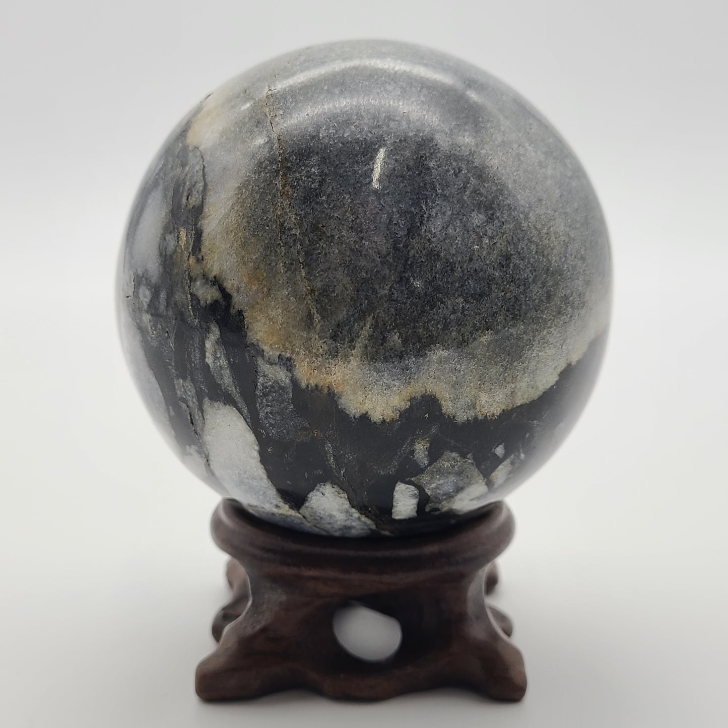 Shell Jasper Sphere