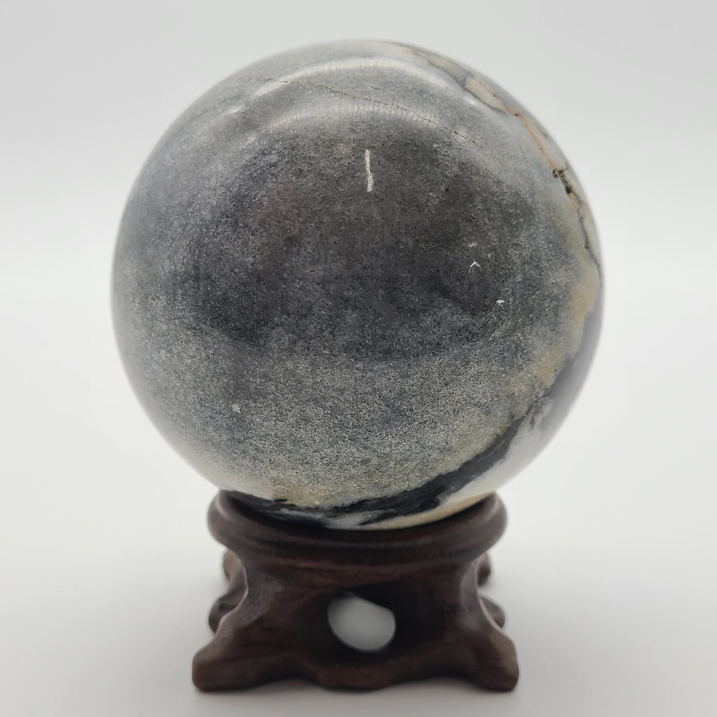 Shell Jasper Sphere