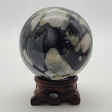 Shell Jasper Sphere